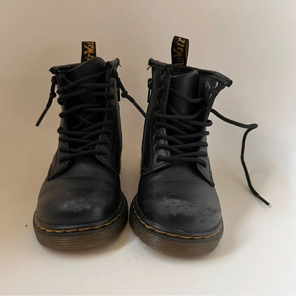 Dr Martens 1460 Boot Kids in Black Toddler US 10